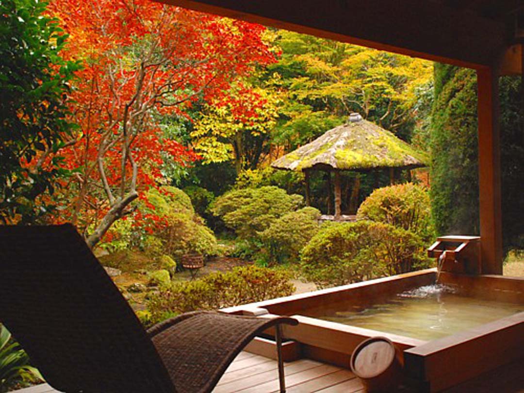 静岡 伊豆 吉奈温泉 御宿さか屋 伊豆では珍しい源泉かけ流しの紅葉露天風呂 いい湯と紅葉を堪能 おんせんニュース