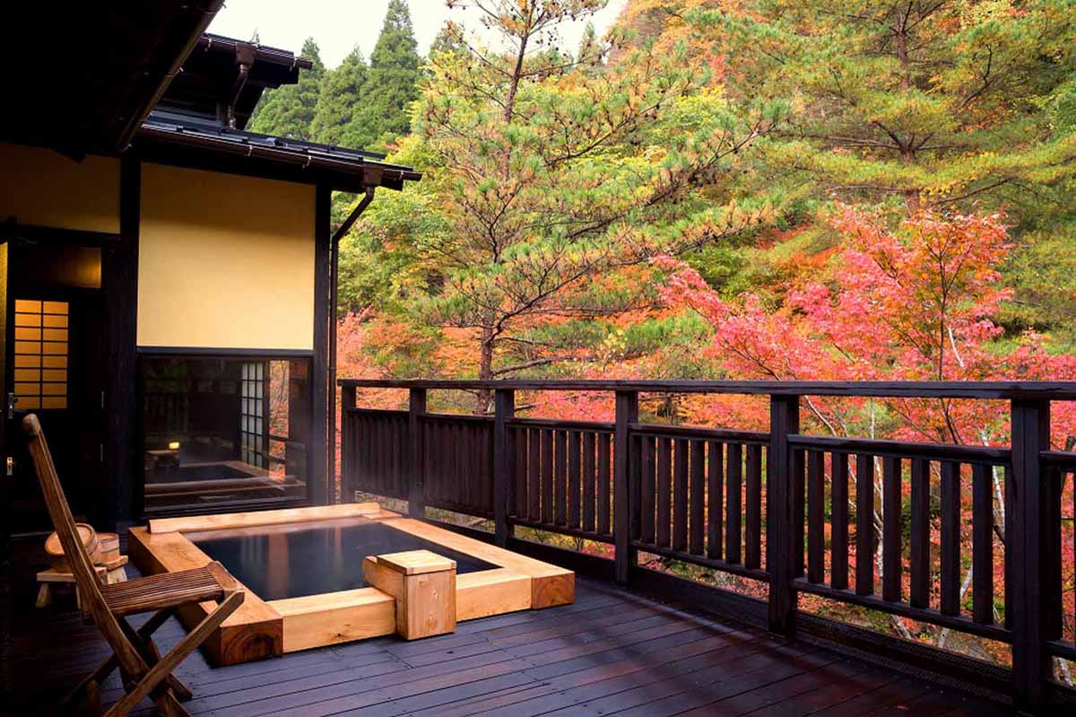 黒川温泉 旅館 山河 露天付客室