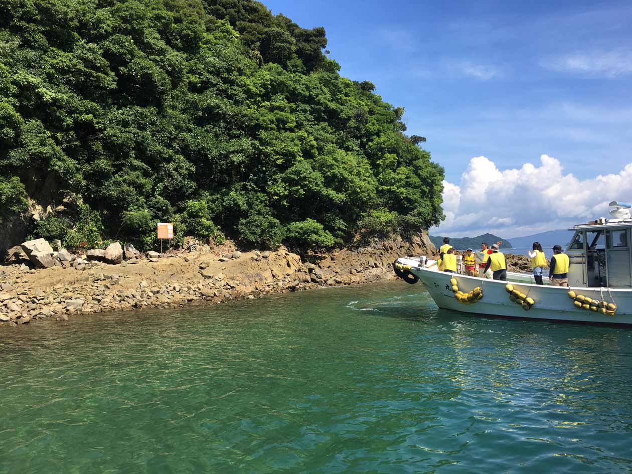 熊本県天草市御所浦町御所浦 恐竜の島 化石採集クルージング
