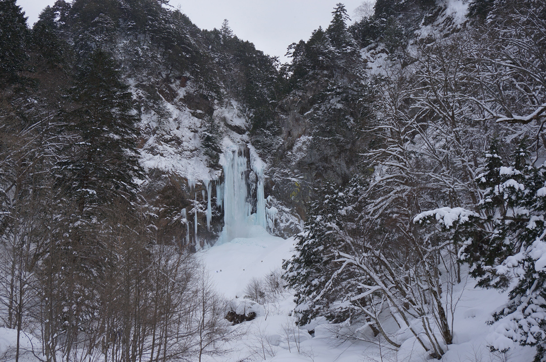 岐阜 青く凍りついた 日本の滝百選 平湯大滝の絶景 幻想的ライトアップも 平湯大滝結氷まつり2 15 25 おんせんニュース