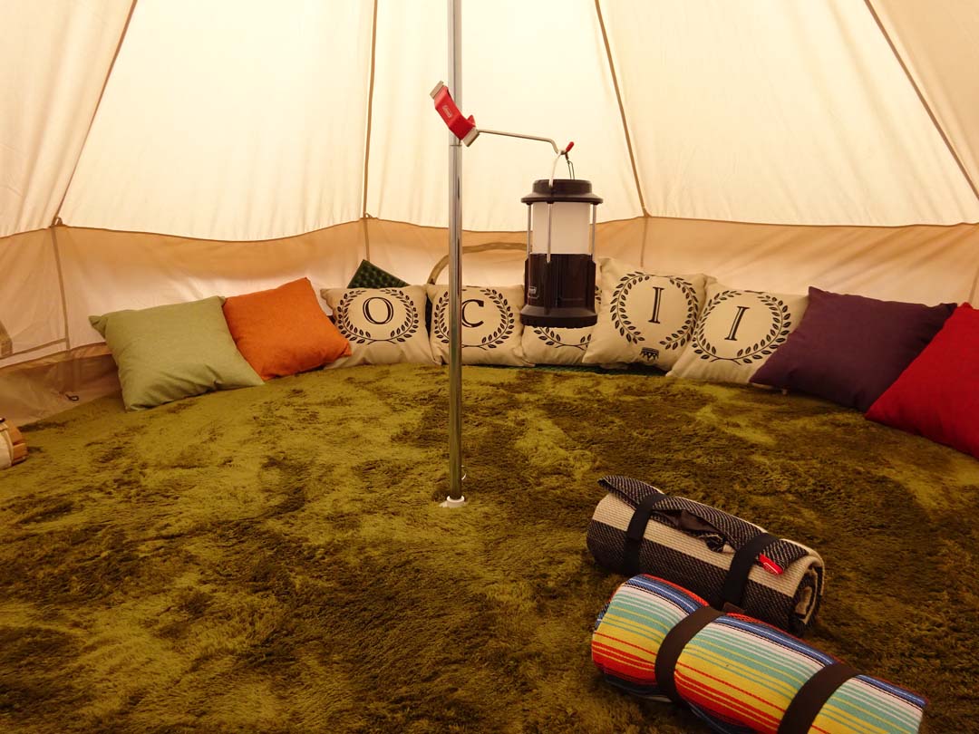 佐賀県佐賀市古湯温泉　ONCRI　おんくり　客室テラスにテントがあるソノテラスの宿泊レポ